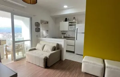 Apartamento para venda em santos, boqueirão, 2 dormitórios, 1 suíte, 2 banheiros, 1 vaga