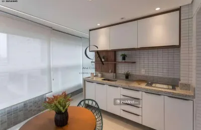 Apartamento  2 suítes, 77m² , 1 vaga, lazer completo, boqueirão -santos/sp
