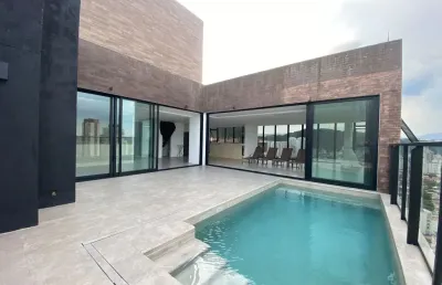 Cobertura vista mar 4 suítes, 4 vagas, 320m² com piscina – josé menino, santos/sp