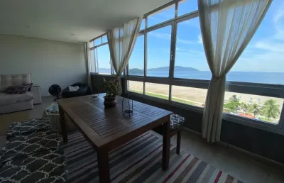 Apartamento vista mar reformado 116m2 | 3 dorm | 1 suíte | | 1 vaga - são vicente -sp
