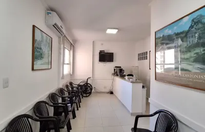 Venda sala comercial  recepção, 3 salas e 2 banheiros à venda, 71 m²  vila belmiro /santos /sp