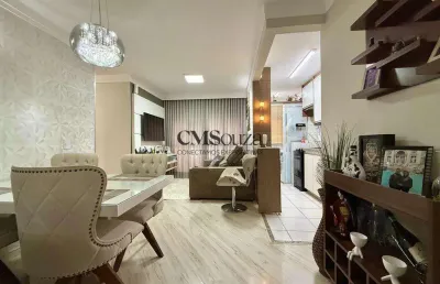 Apartamento à venda em londrina, aurora, com 3 quartos, com 66 m², garden araucária