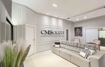 Casa à venda em londrina, esperança, com 3 quartos, com 100 m², condomínio royal maison