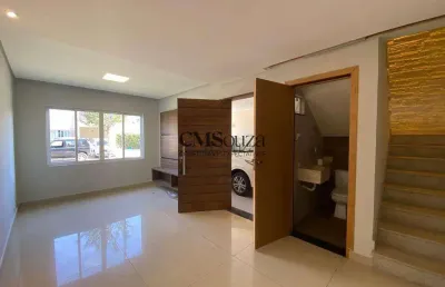 Casa à venda em londrina, bandeirantes, com 3 quartos, com 100 m², condomínio jockey club