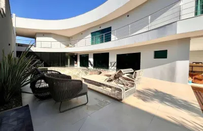 Casa à venda e para alugar em londrina, terras de santana ii, com 4 suítes, com 476m²
