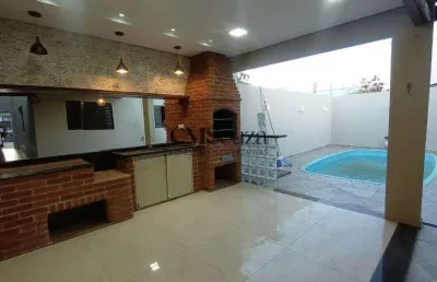 Casa para alugar em londrina, loteamento chamonix, com 3 quartos, com 145 m²