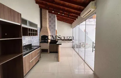 Casa para alugar em londrina, condomínio jardim burle marx, com 3 quartos, com 127.65 m²
