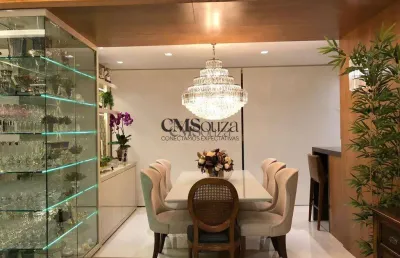 Apartamento à venda em londrina, gleba palhano, com 3 suítes, com 130 m², champs elysees residence