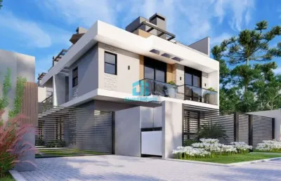 Casa com 3 quartos à venda na rua paulo setúbal, 1071, hauer, curitiba, 109 m2 por r$ 699.000