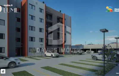 Apartamento com 2 quartos à venda na rua tibúrcio g. de oliveira, 304, atuba, pinhais, 44 m2 por r$ 317.493