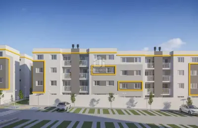 Apartamento com 2 quartos à venda na rua romeu pires, 570, jardim amélia, pinhais, 44 m2 por r$ 307.818