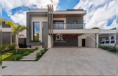Casa em condomínio fechado com 3 quartos à venda na rua nova tirol, 1700, vila são tiago, piraquara, 220 m2 por r$ 1.650.000