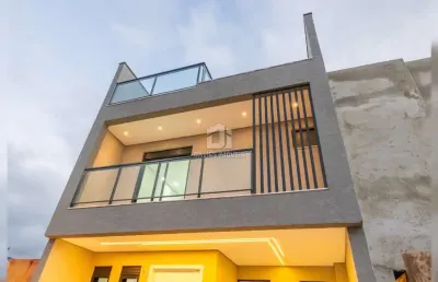 Casa em condomínio fechado com 3 quartos à venda na rua uriel nogueira dos santos, 559, campo de santana, curitiba, 129 m2 por r$ 700.000