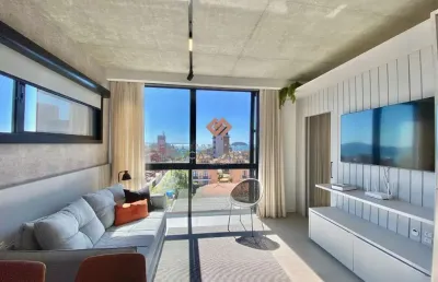 Apartamento com 1 quarto à venda em jurerê, florianópolis , 60 m2 por r$ 1.595.000