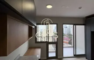 Apartamento de 1 quarto e 1 suíte à venda ou locação em santo amaro, são paulo-sp: 24m² de conforto e sofisticação!
