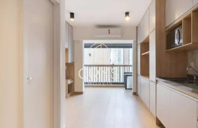 Apartamento à venda no brooklin paulista, são paulo-sp com 1 quarto, 1 suíte e 25m² de área.