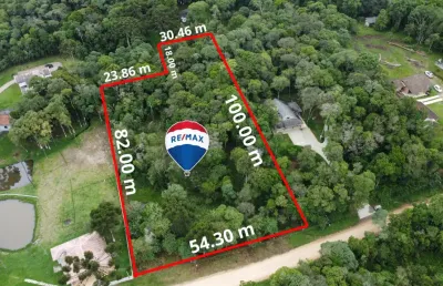 Terreno 5.000 m², colônia malhada - miringuava - são josé dos pinhais 