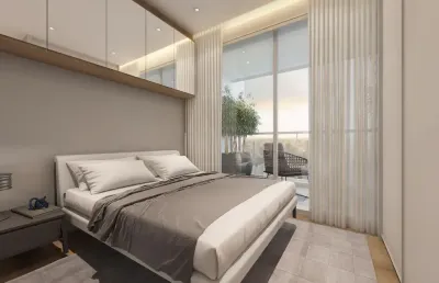 Studio novo para investidores de 19 m²  no centro de curitiba no manhattan tower