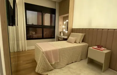 Apartamento novo de alto padrão com 141 mt e três suites.