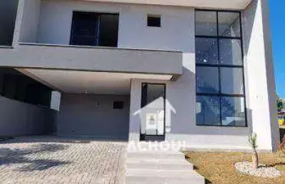 Casa 3 suítes, área goumet, lavabo, nova parque tauá araçari alto padrão