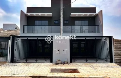 Sobrado com 2 quartos e 1 suíte no florais do paraná  -  cascavel