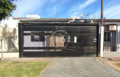 Casa com 3 dormitórios no bairro santa cruz - cascavel, pr