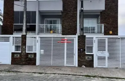 Floresta - prox big americanas - sobrado geminado alto padrão com 1 suite + 2 dorm. 4 vagas e area de festas, cozinha em ilha com moveis