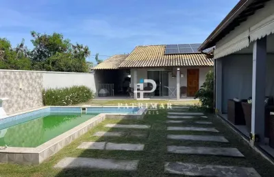 Casa com 3 quartos, área gourmet e piscina à venda, 144 m² por r$ 950.000 - itaipuaçu - maricá/rj