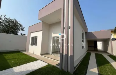 Casa com 3 quartos, piscina e acabamentos de alto padrão à venda por r$ 890.000 em jardim atlântico, maricá.
