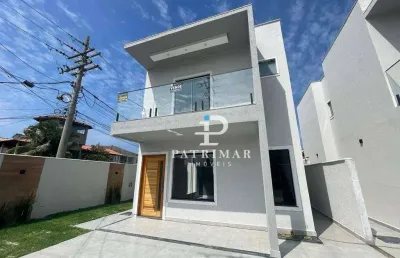 Casa duplex com 3 dormitórios à venda, 105 m² por r$ 500.000 - jardim atlântico central (itaipuaçu) - maricá/rj