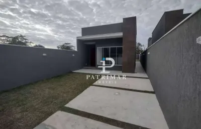 Casa com 2 quartos, sendo 1 suíte à venda, 82 m² por r$ 440.000 - são bento da lagoa - maricá/rj
