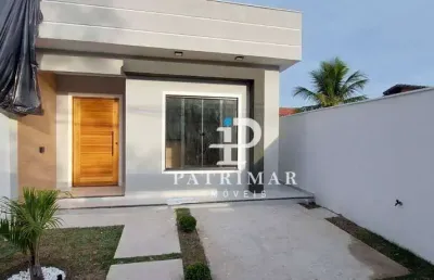 Casa com 2 dormitórios à venda, 90 m² por r$ 515.000,00 - barroco (itaipuaçu) - maricá/rj