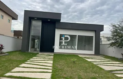 Casa com 4 quartos à venda, 140 m² por r$ 920.000 - cond. solaris - cajueiros - maricá/rj