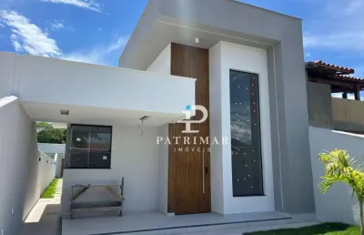 Casa com 3 quartos à venda, 110 m² por r$ 665.000 - jardim atlântico oeste - maricá/rj