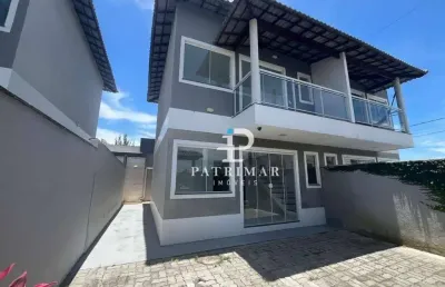 Casa com 2 quartos à venda, 100 m² por r$ 350.000 - jardim atlântico central - maricá/rj