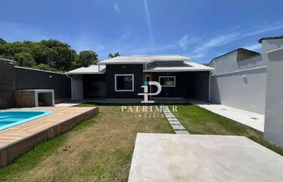 Casa com 3 quartos à venda, 130 m² por r$ 790.000 - jardim atlântico oeste - maricá/rj