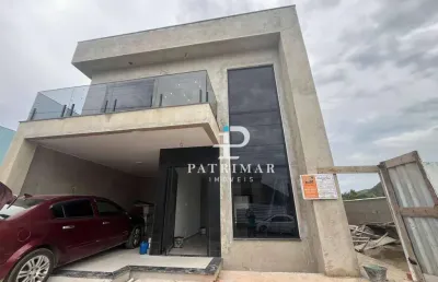 Casa duplex com 4 quartos, área gourmet e piscina à venda, 211 m² por r$ 1.100.000 - cond. solaris - cajueiros - maricá/rj