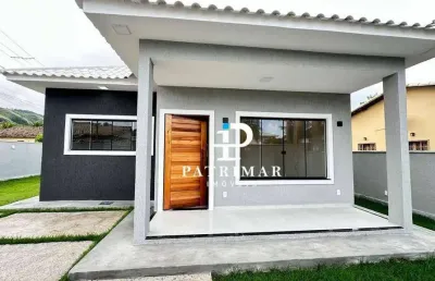 Casa com 3 quartos à venda, 109 m² por r$ 670.000 - itaupuaçu - maricá/rj