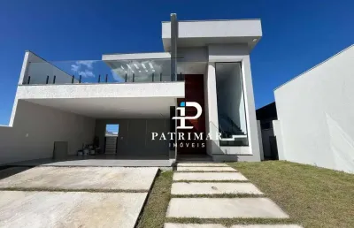 Casa com 3 quartos, área gourmet e piscina  à venda, 187 m² por r$ 1.300.000 - cond. solaris - cajueiros - maricá/rj