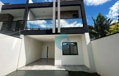 Sobrado centro com 3 dormitórios à venda, 160 m² por r$ 1.189.950 - centro - são josé dos pinhais/pr