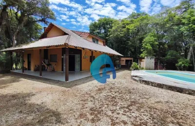 Chácara com 3 dormitórios à venda, 44000 m² por r$ 1.600.000,00 - campina do taquaral - são josé dos pinhais/pr