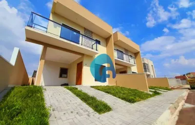 Sobrado com 3 dormitórios à venda, 129 m² por r$ 750.000,00 - ouro fino - são josé dos pinhais/pr