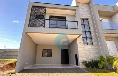 Sobrado com 3 dormitórios à venda, 140 m² por r$ 839.000,00 - costeira - são josé dos pinhais/pr