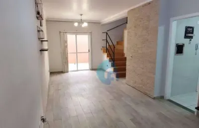 Sobrado com 3 dormitórios para alugar, 114 m² - novo mundo - curitiba/pr