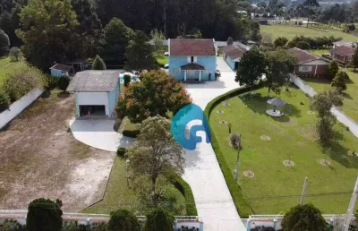 Chácara com 5 dormitórios à venda, 5000 m² por r$ 1.850.000,00 - campo largo da roseira - são josé dos pinhais/pr
