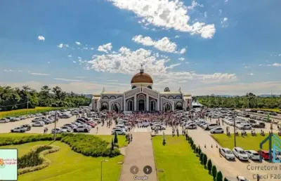 Terreno plano com 4,5 hectares (45mil m²) próximo a basílica santuário do sagrado coração em içara - sc