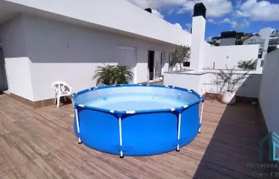 Cobertura, terraço com churrasqueira, 03 quartos c/suíte, 02 vagas em flores da cunha rs