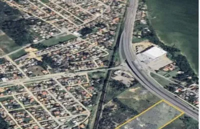 Terreno comercial/industrial, para grande empreendimentos, frente br-101 em laguna - sc