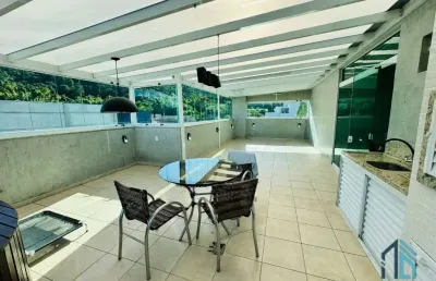 Cobertura com área gourmet, 03 quartos c/ suíte em balneário camboriú sc