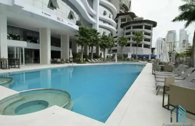 Cobertura nova 06 suítes, 05 vagas, com 885m², torre sul em balneário camboriú -sc